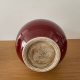 Vase chinois sang de bœuf ancien 33cm