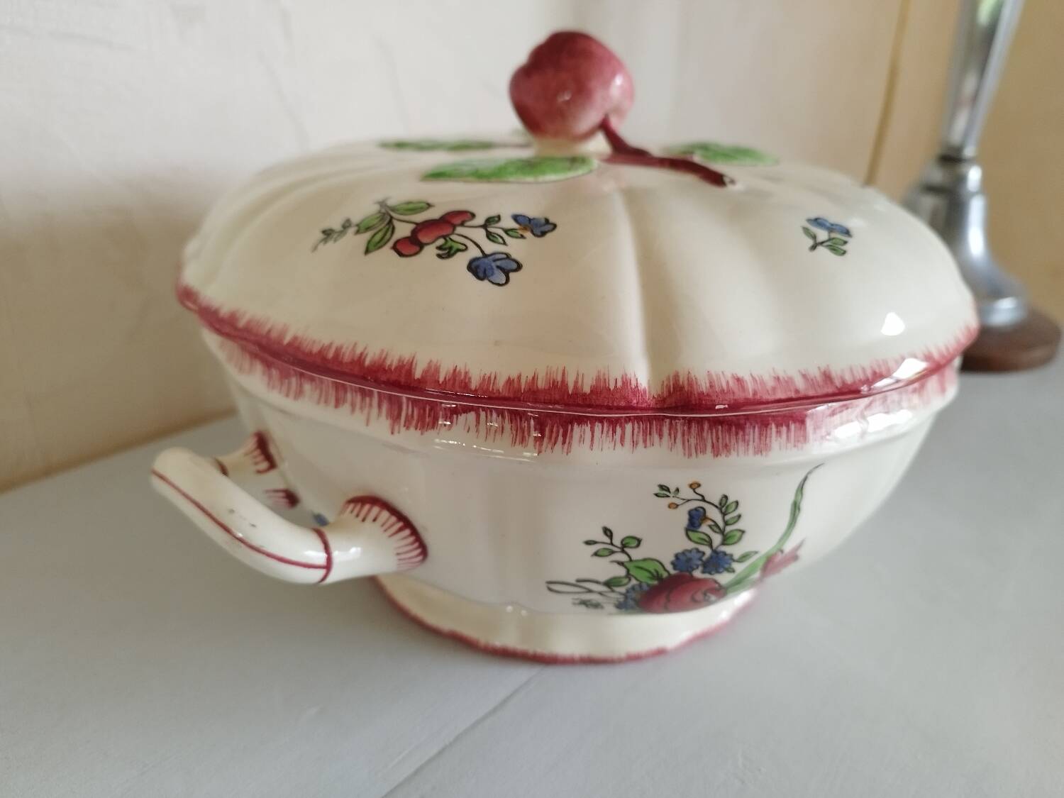 Gien earthenware soup tureen