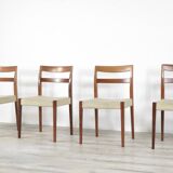 Set Of 4 chairs by Nils Jonsson For Troeds Swedish in Stunning Teak