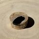 Set of 3 fossilized wood coasters (clear)