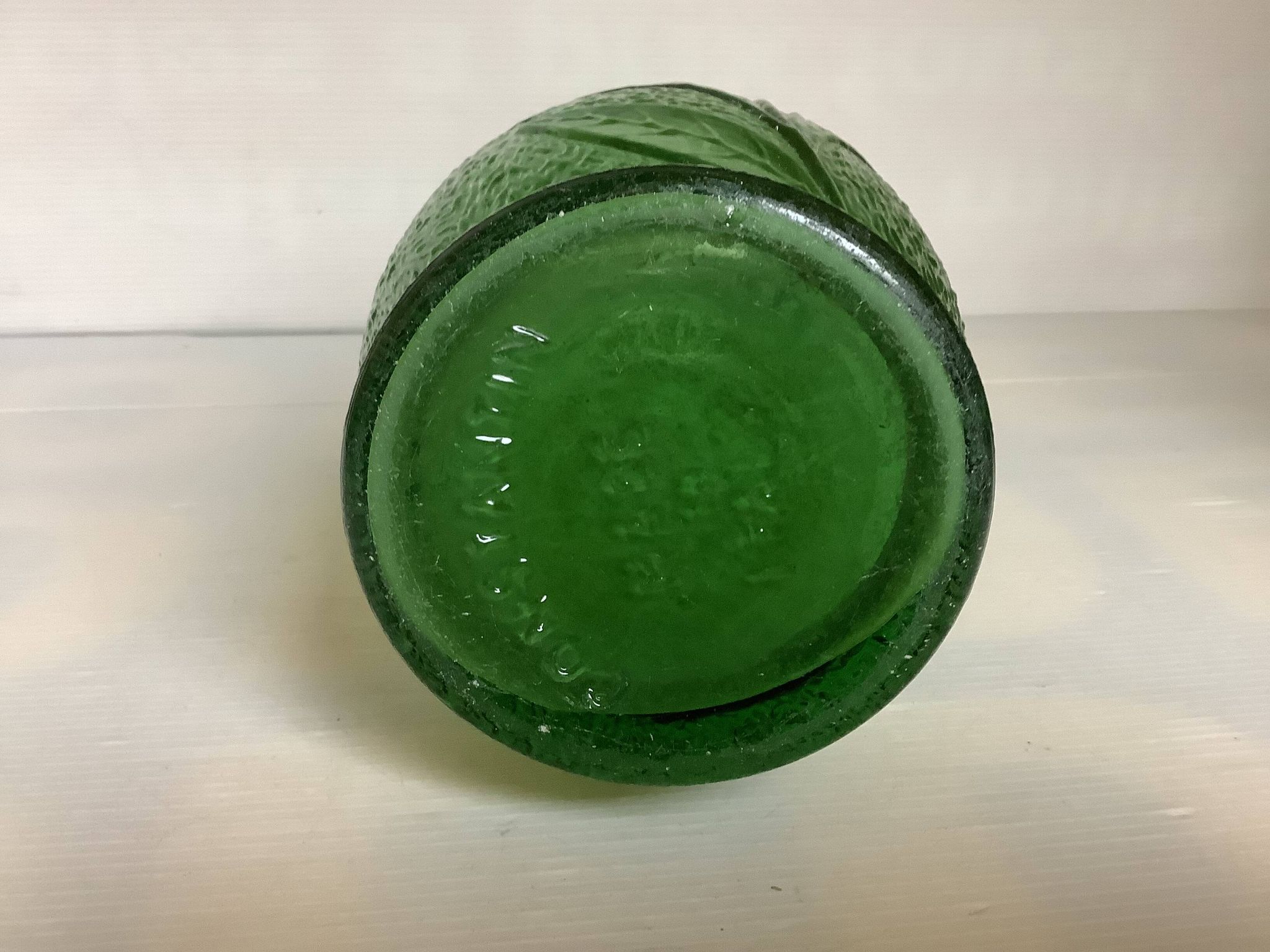 Vase verre épais moulé Constantin Italy