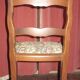 Set of 2 wooden chairs