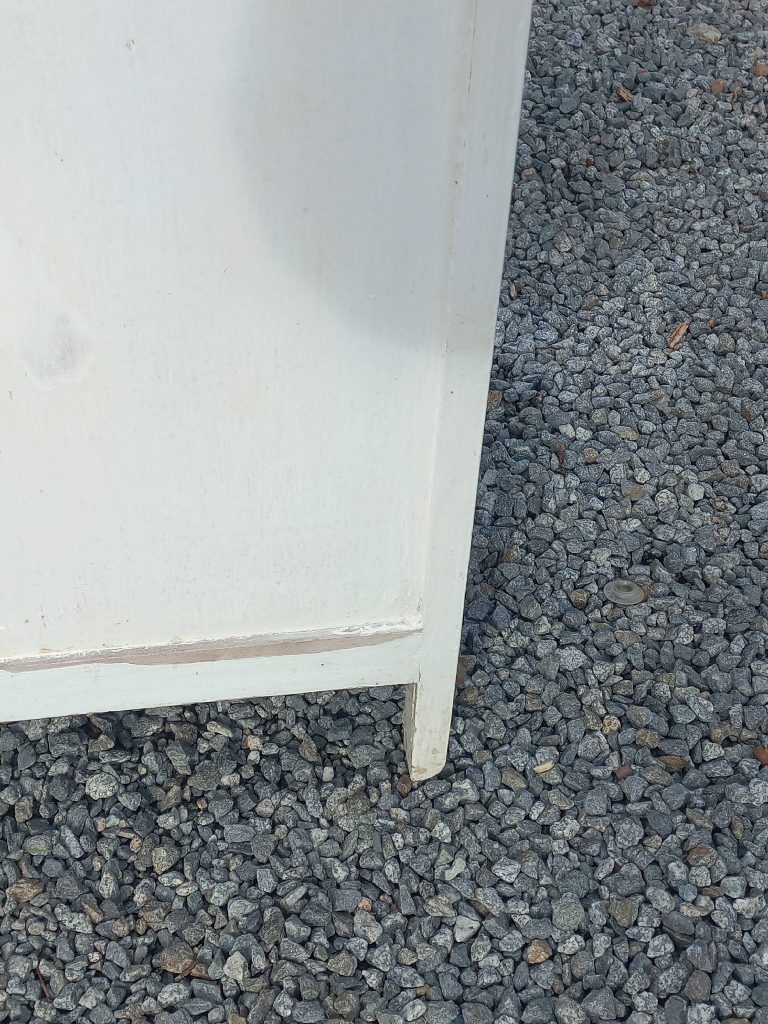 Buffet parisien patine blanche des années 50