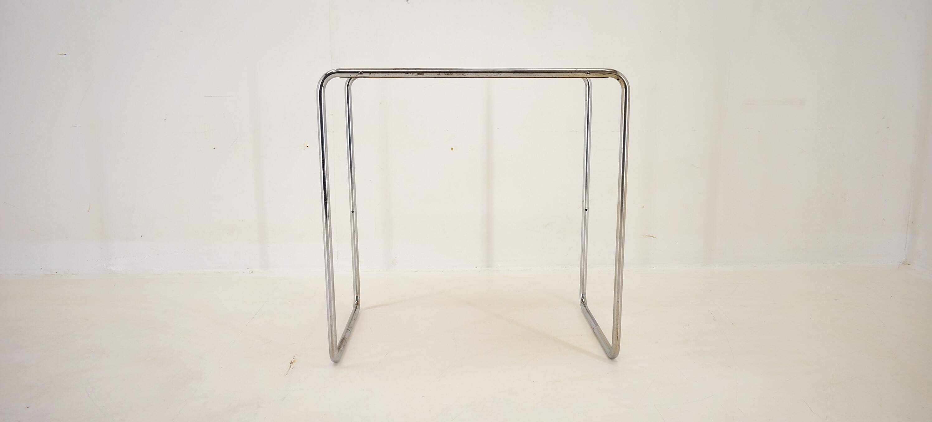 Table Bauhaus Chromée par Marcel Breuer pour Mucke Melder, 1930s