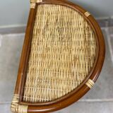 Rattan plant holder