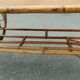 Vintage antique rattan coffee table