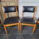 4 chaises scandinave des années 60