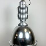 Industrial pendant lamp with glass cover by charles keller for zumtobel, 1990s