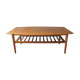 Low scandinavian teak table 60's