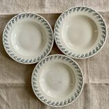 Choisy le Roi ironstone soup plates model 1212