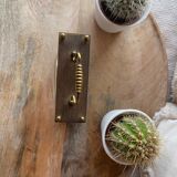 Old alarm clock to go back year 60 blessing west Germany in wood and metal