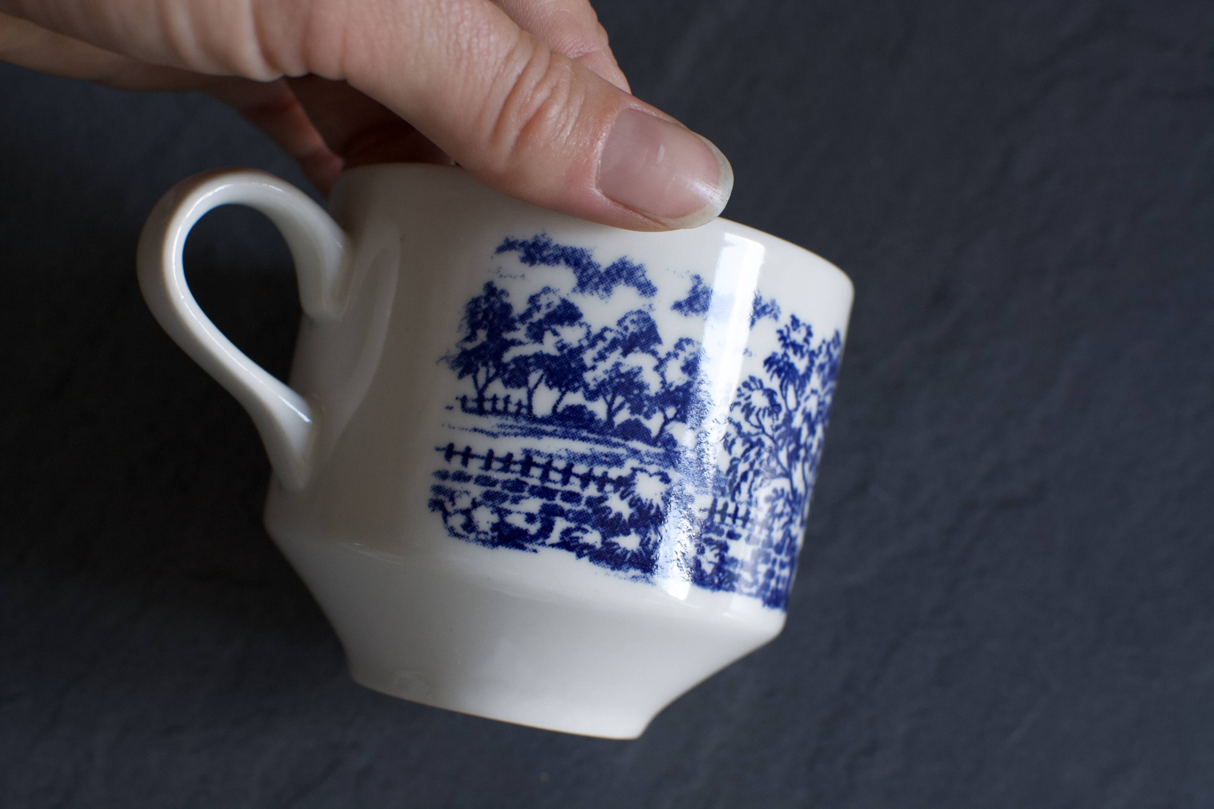 Vintage english stackable cups