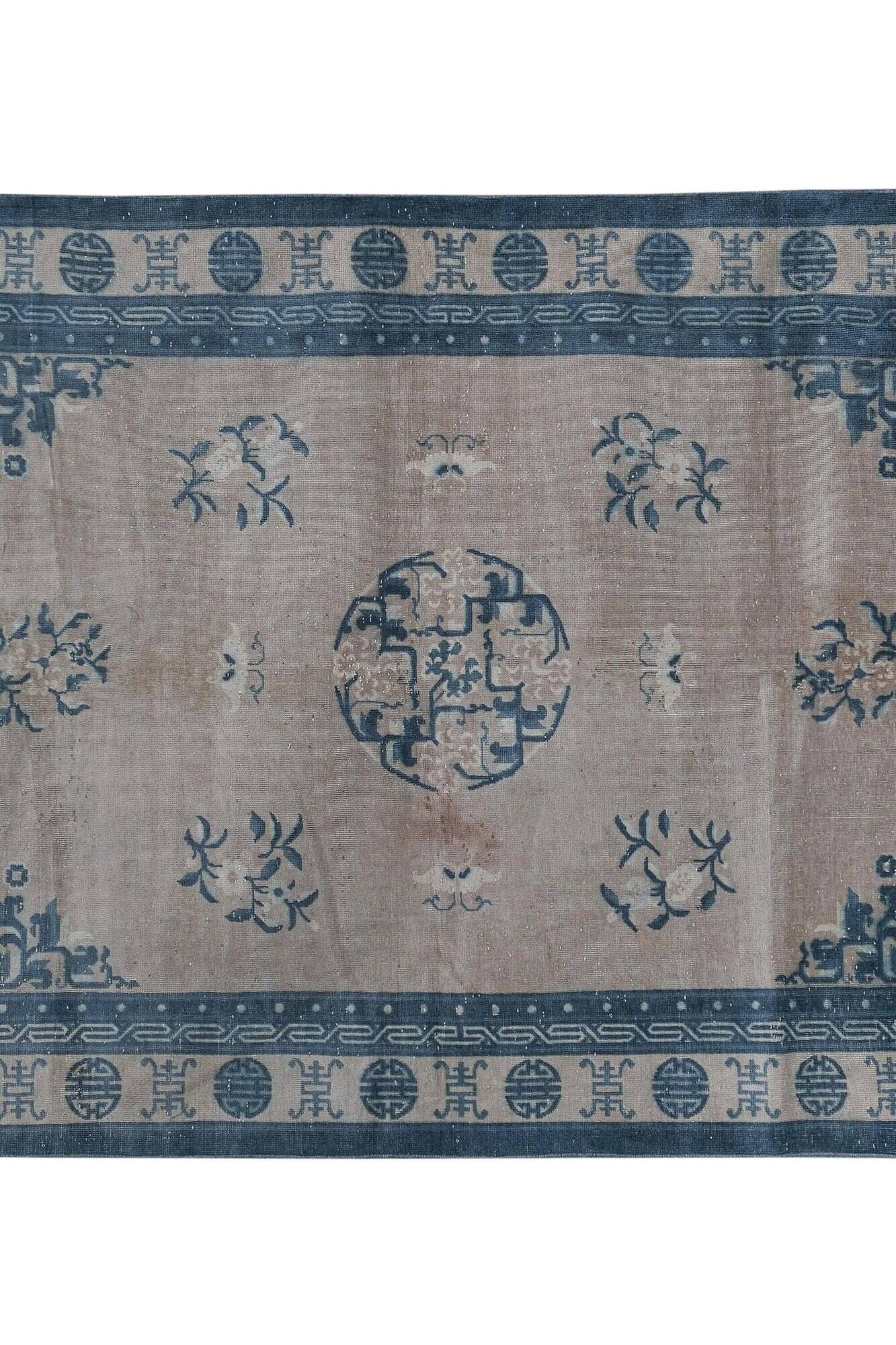 Vintage Turkish handmade rug 181x276 cm