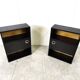 Pair of bedside tables, 1970s