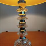 Iconic Carl Fagerlund x Orrefors lamp – cut glass, 1960s