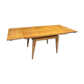 Table à manger en chêne 1950 et allonges