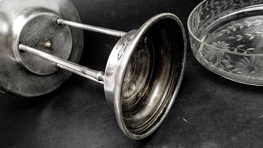 20th century column platter from Argentor, Austro-Hungary