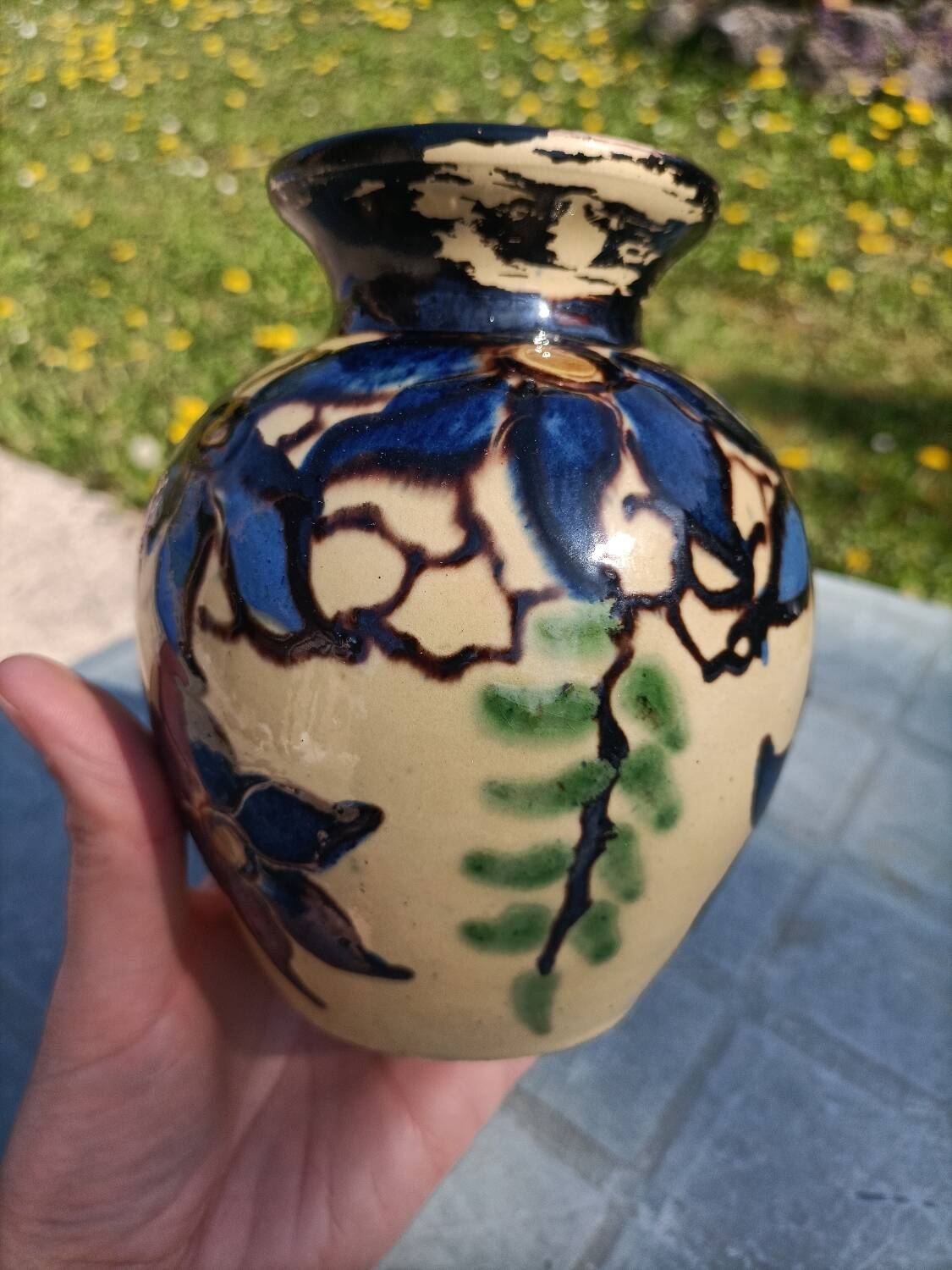 Signed retro vase