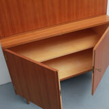 1960s secretary combination in walnut