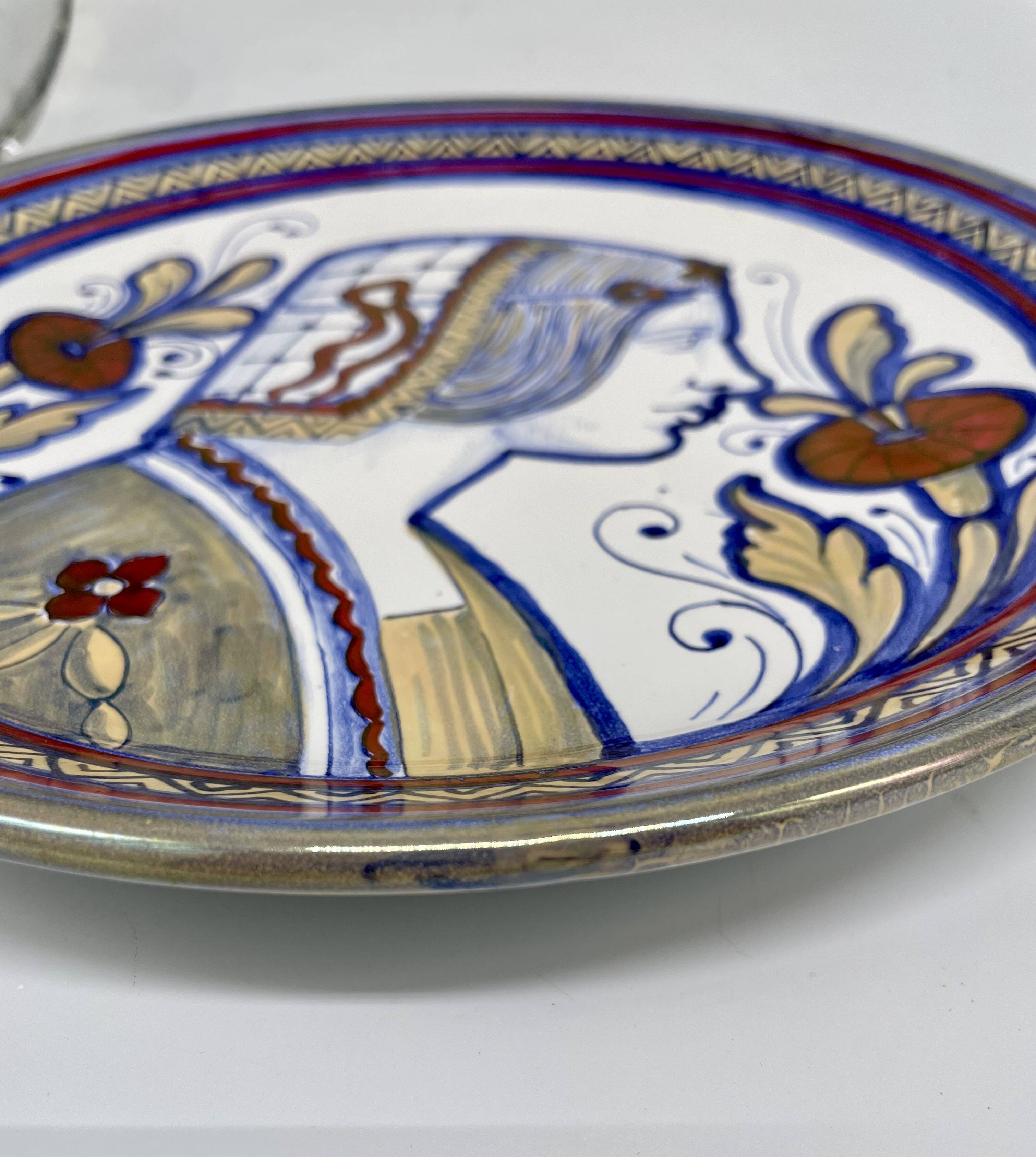 Pair of Gualdo Tadino plates