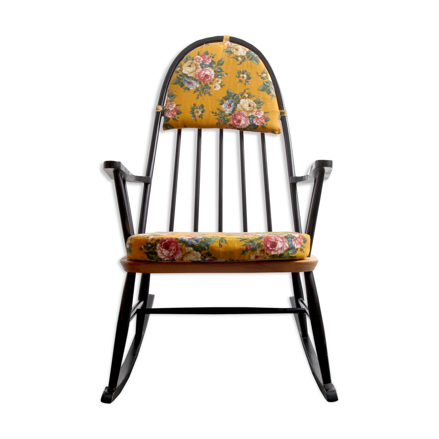 1950s rocking chair in scandinavian style