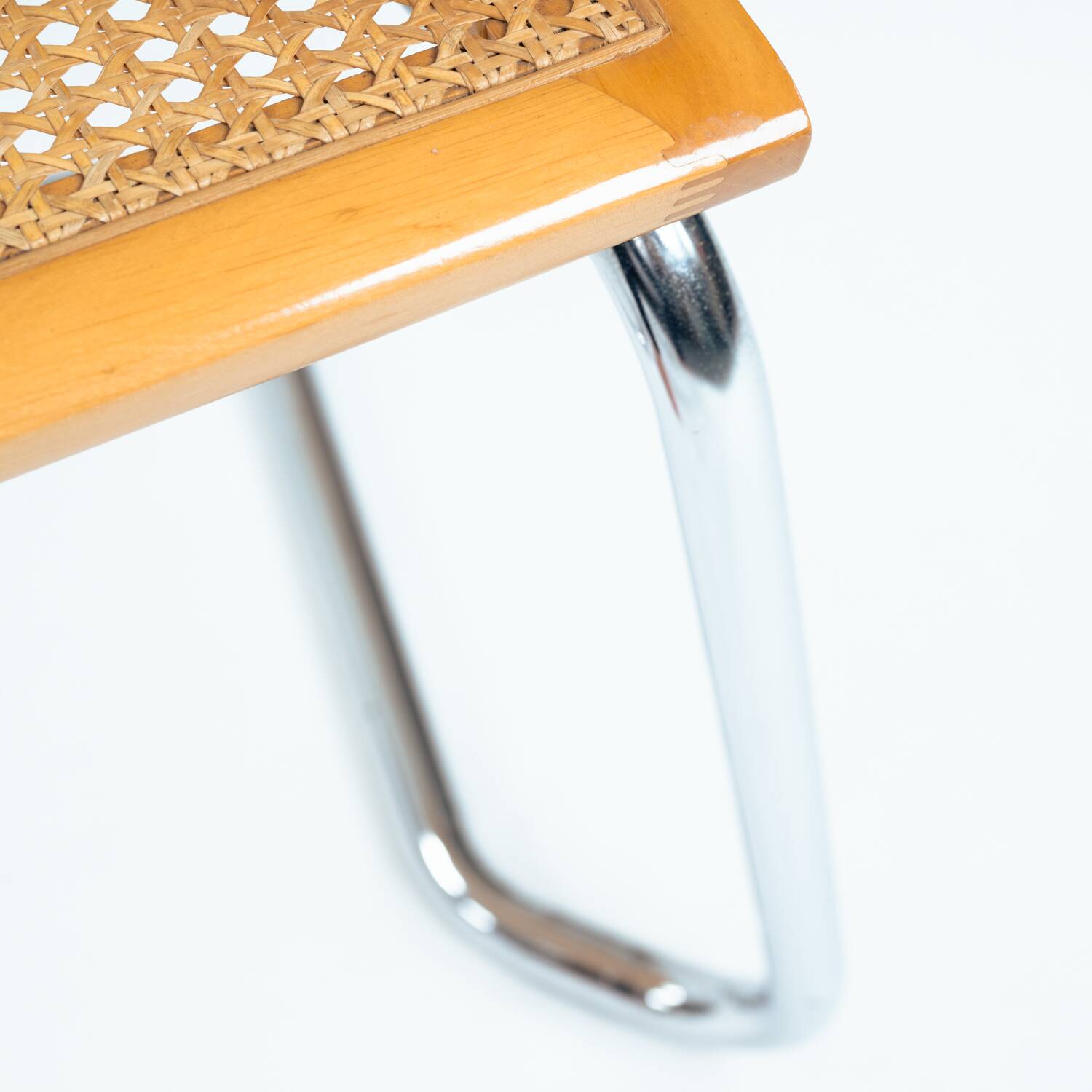 4 fauteuils de salle à manger vintage italiennes Cesca B64 Bauhaus