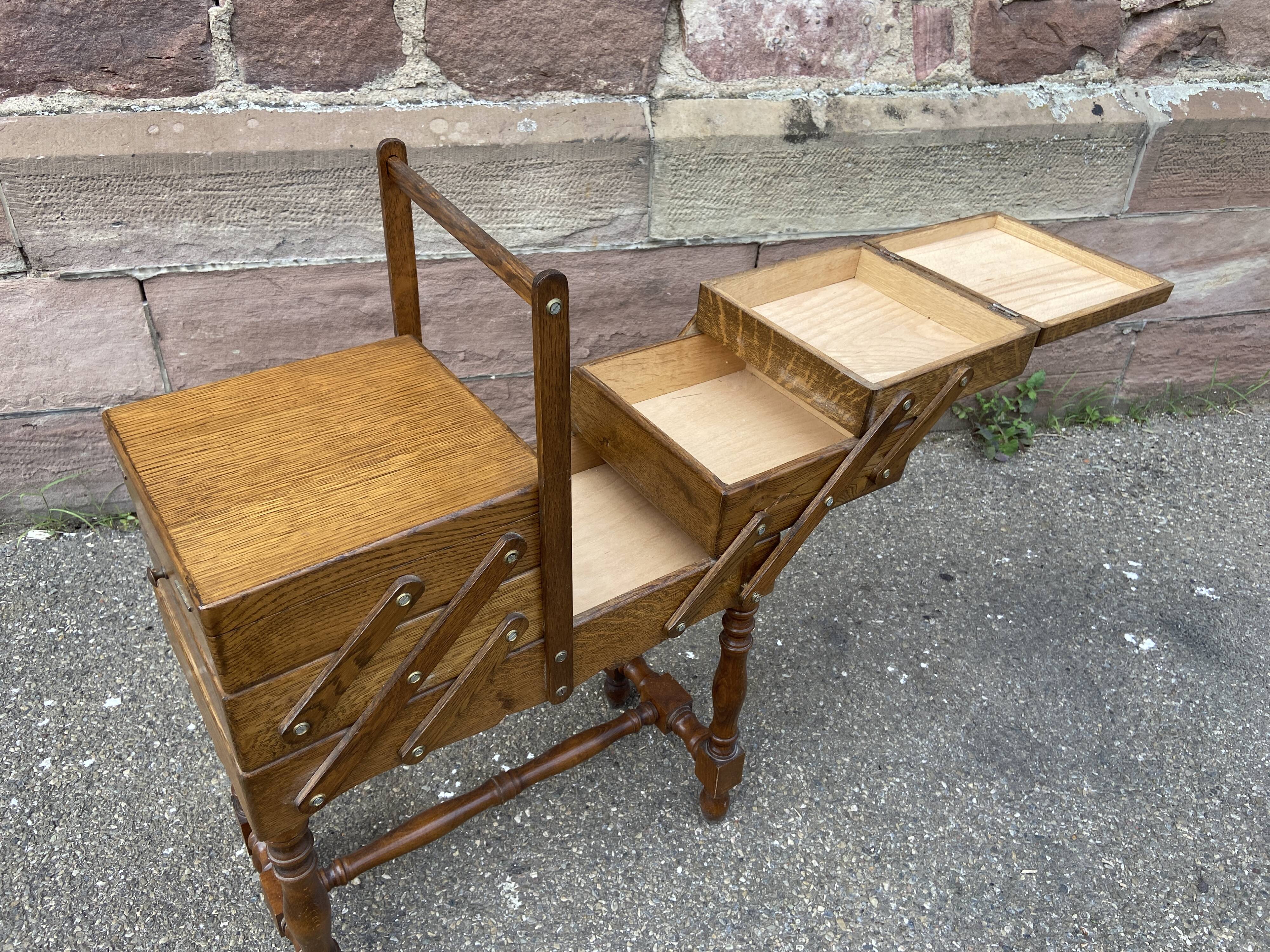 Vintage sewing box worker