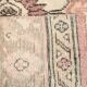 Tapis de couloir oriental vintage rose bleu foncé 3 x 12