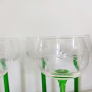 Set de 8 verres à vin cristal La Rochère et verre