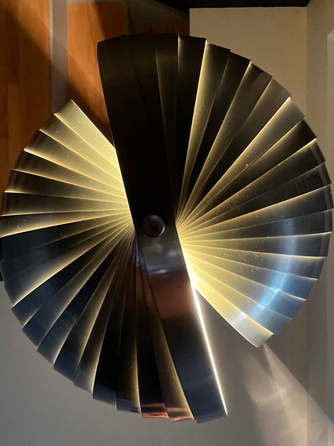 Suspension by designer Henri Mathieu from the 1960s.