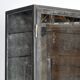 Polished iron medicine cabinet, 1930s