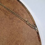 Large round wall mirror from the 60s.