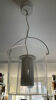 Suspension vintage en opaline et plexiglas