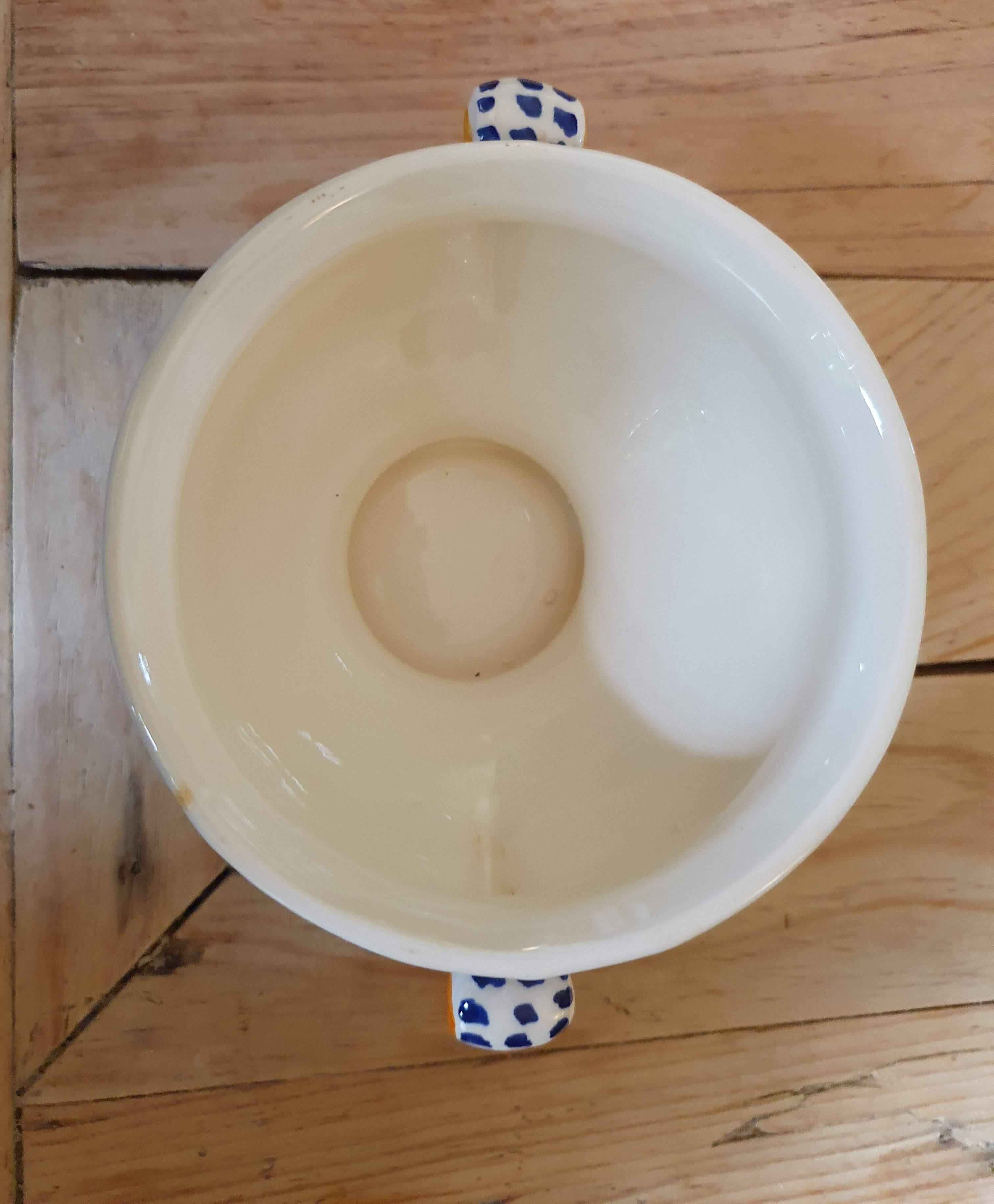 Quimper earthenware pot