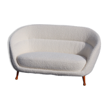 Arne Norell Curvy Soffa Produced by Westbergs Möbler, Sweden, circa 1960