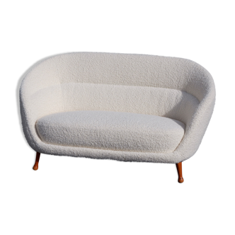 Arne Norell Curvy Soffa Produced by Westbergs Möbler, Sweden, circa 1960