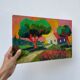 Oil on panel Fauvism landscape