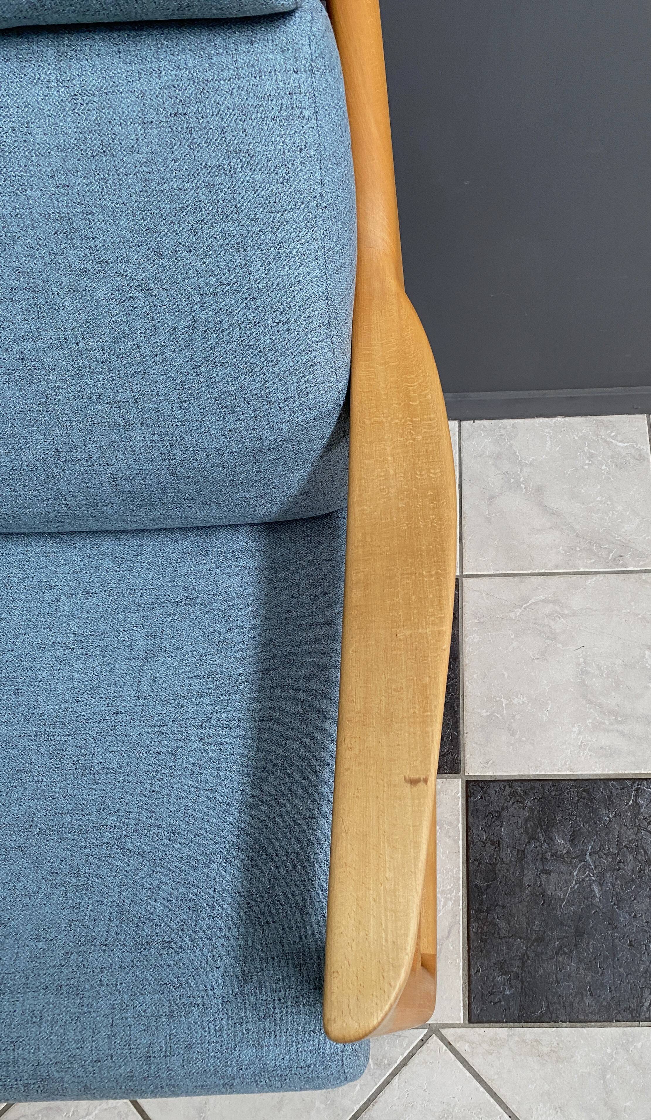 Danish highback chair by Johannes Andersen for Silkeborg