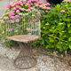 Fauteuil en fer forgé