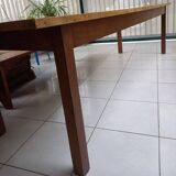 Grande table ferme chêne
