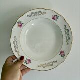 Set of 6 mismatched vintage soup plates