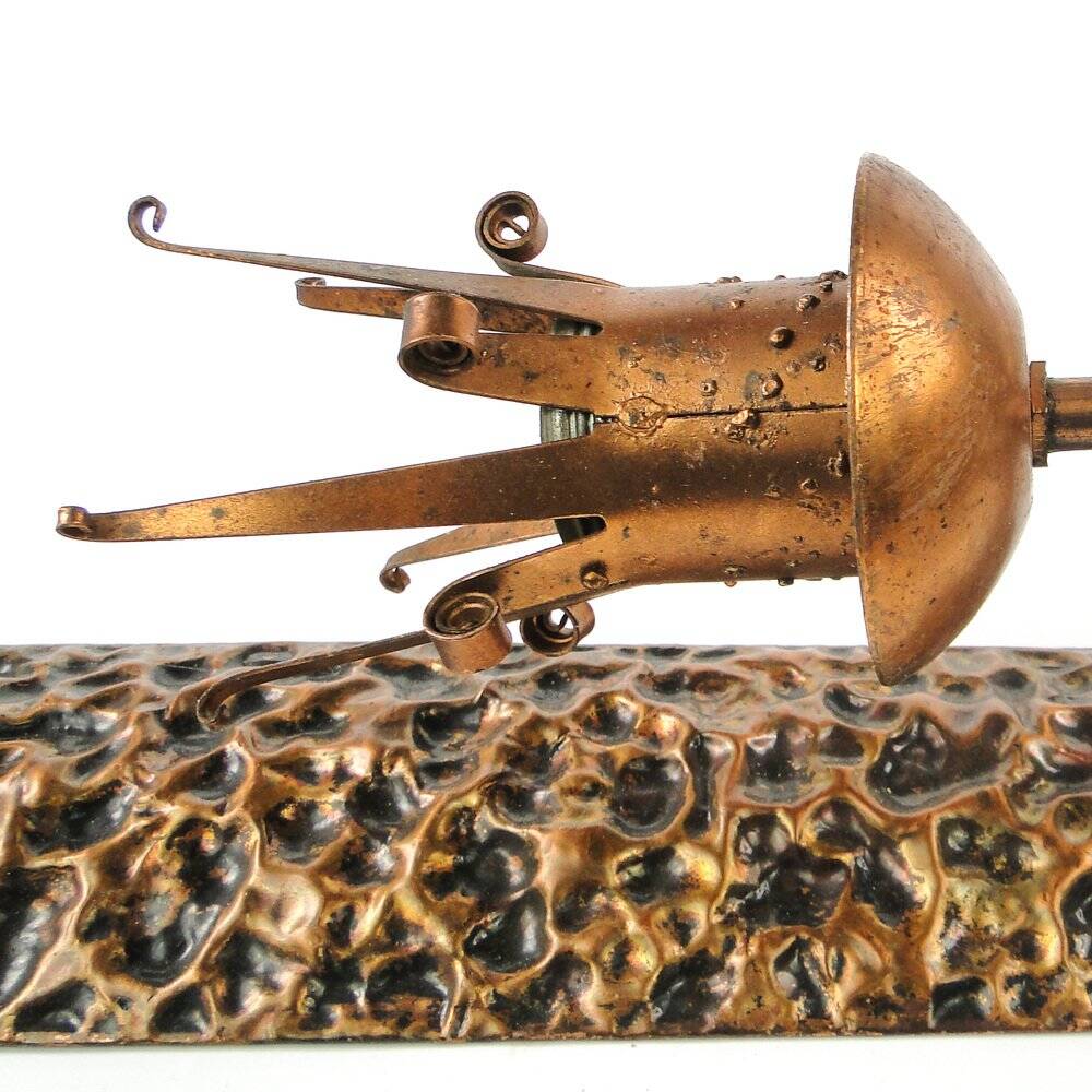 Brutalist Polish wall lamp, 1970s