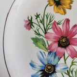 Mismatched vintage dinner plates "Spring"