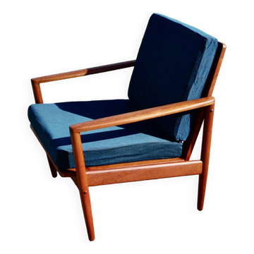Vintage danish teak armchair by john boné 1950