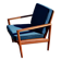 Fauteuil danois vintage en teck de john boné 1950