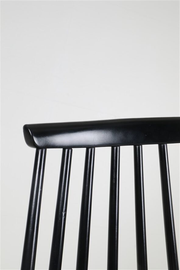Asko / Ilmari Tapiovaara “Mademoiselle” spindle back lounge chair / Mid Century Modern Design / Finland / 1950s-1960s / black