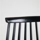 Asko / Ilmari Tapiovaara “Mademoiselle” spindle back lounge chair / Mid Century Modern Design / Finland / 1950s-1960s / black