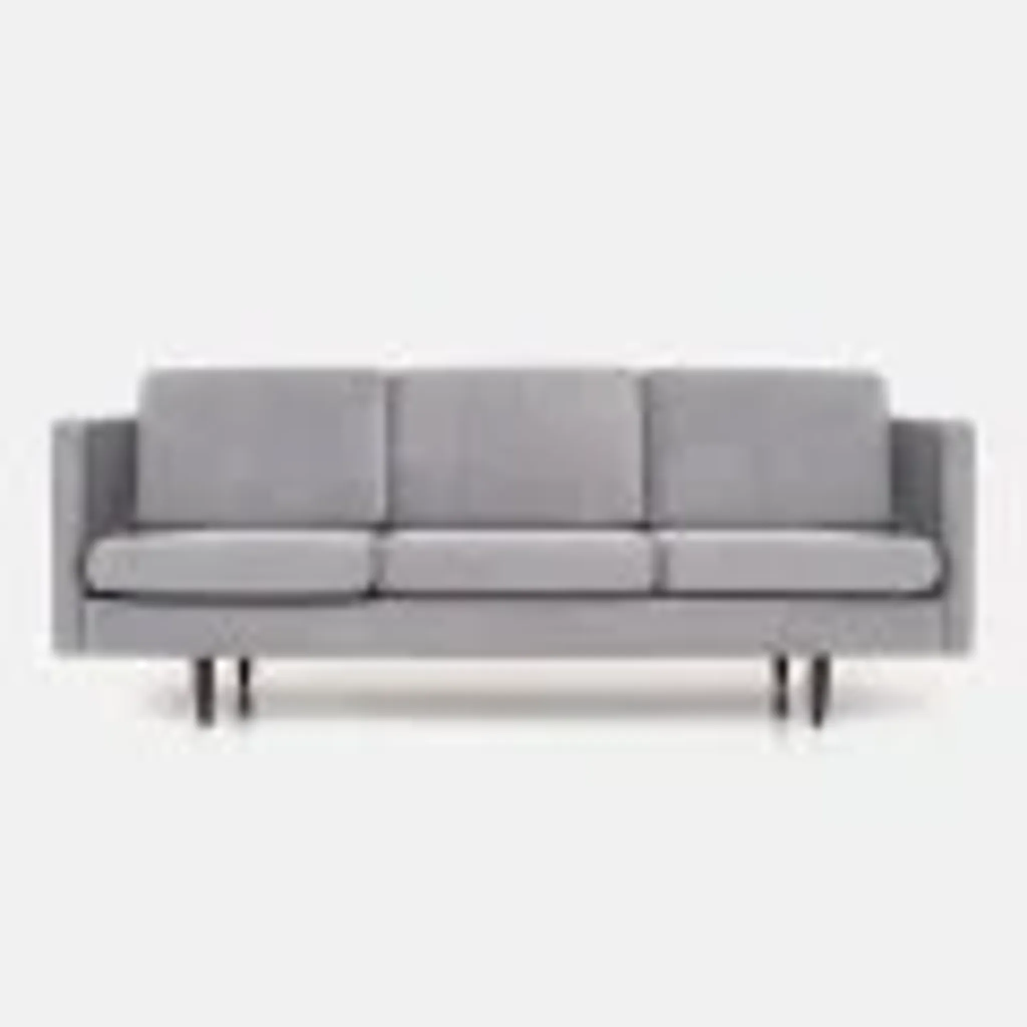 Sofa Alta en velours argenté, design scandinave