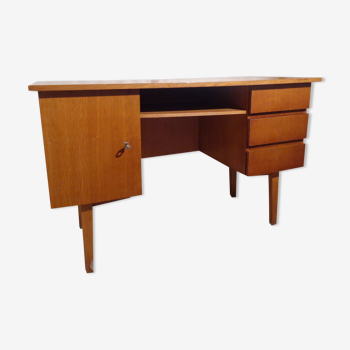 Vintage desk from the 60s light oak