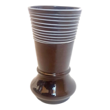 Garnet glass vase 60s